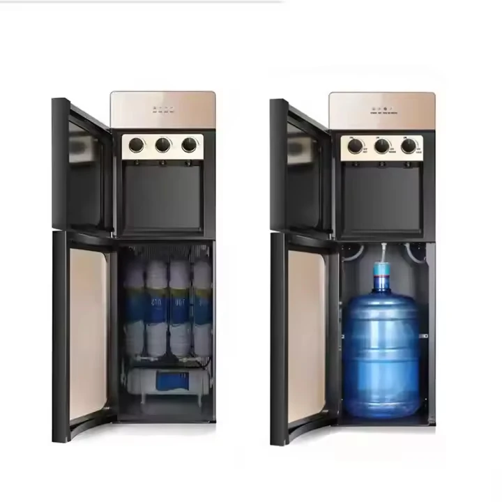 Cold and Hot Water Dispenser Processing Customized Vertical Household Water Dispenser Compression Refrigeration