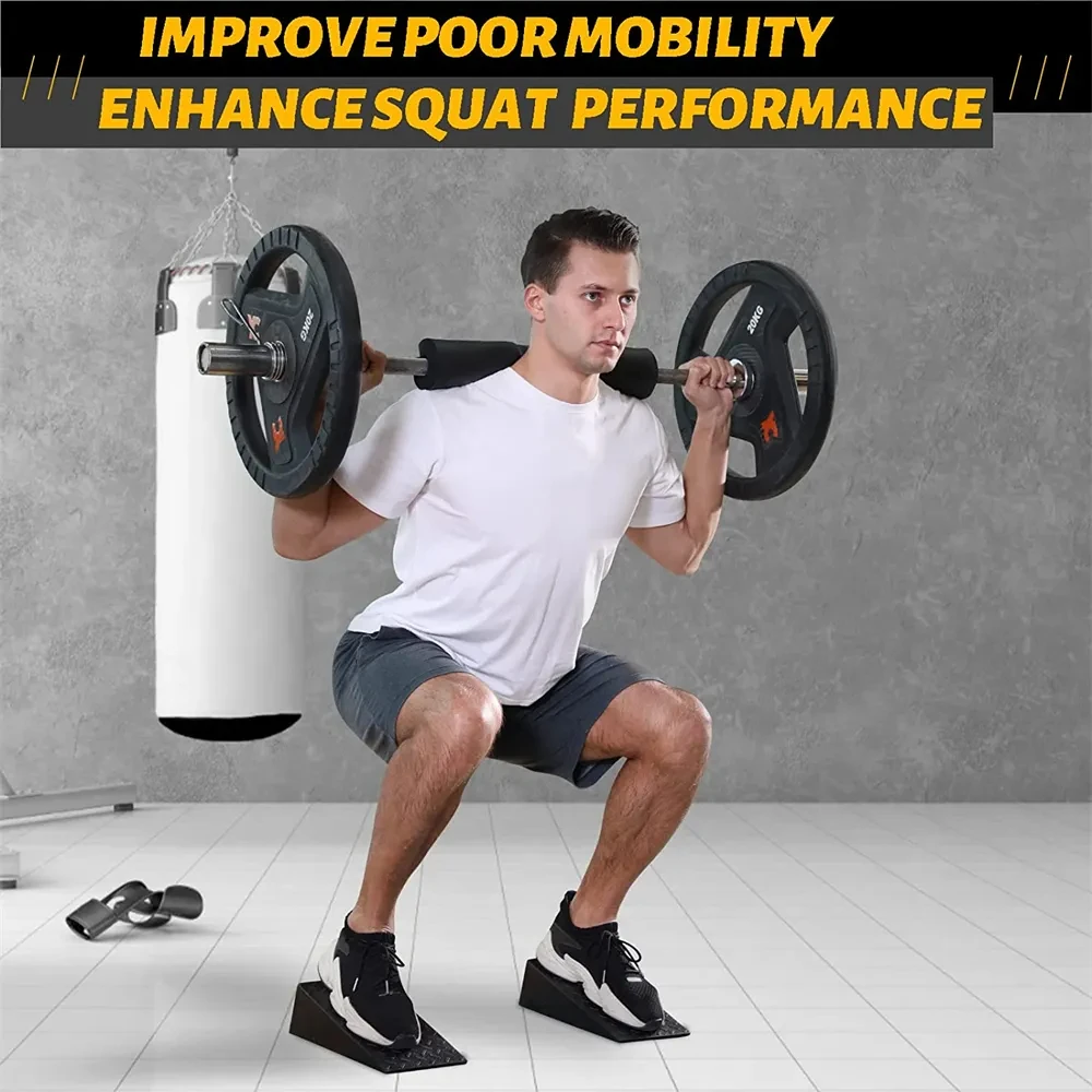 Gymbopro Sport Fitness Eva Squat Block Wedge Calf Stretcher Slant Board Gym Weight Durable Wedge