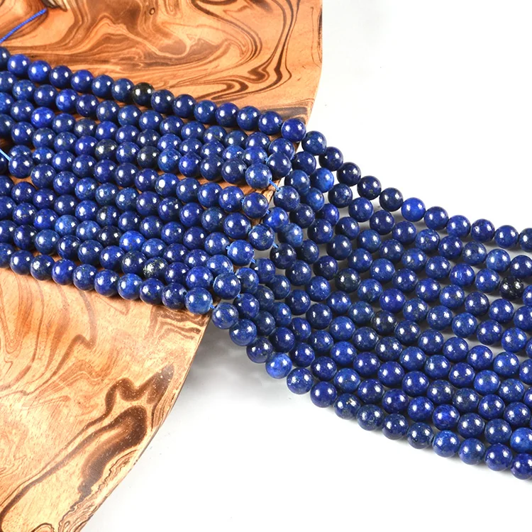 Natural stone beads strand factory direct wholesale loose customize lapis lazuli