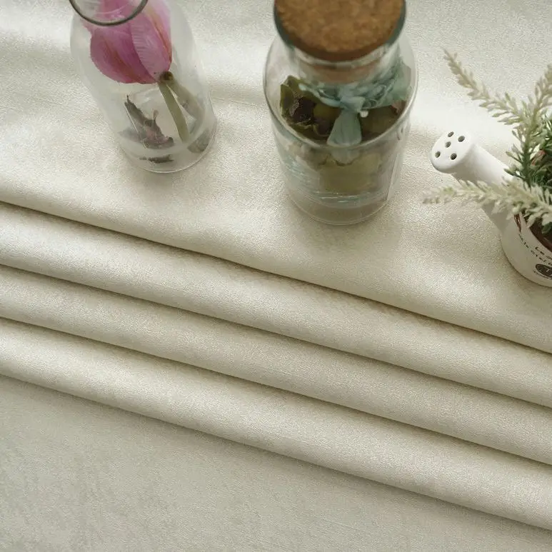 High Quality Simple Polyester Thermal Insulation Room Darkening Grommet Blackout Curtain Fabric For Living Room Hotel