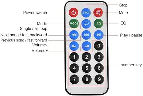 Car music speaker blue tooth audio circuit module Embedded MP3 SD card usb sound pcb board