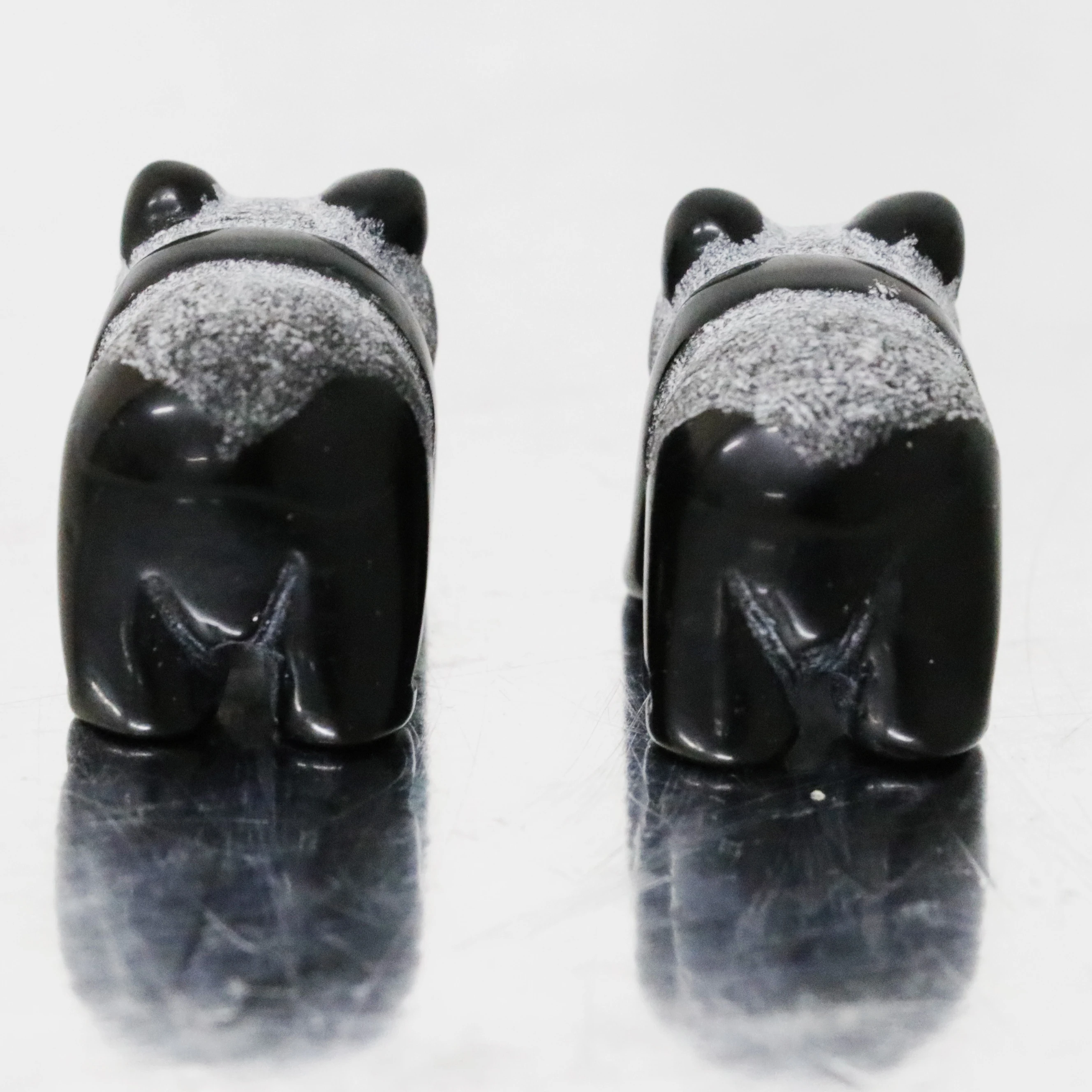 Natural healing stone crystal carved animal giant panda as a gift