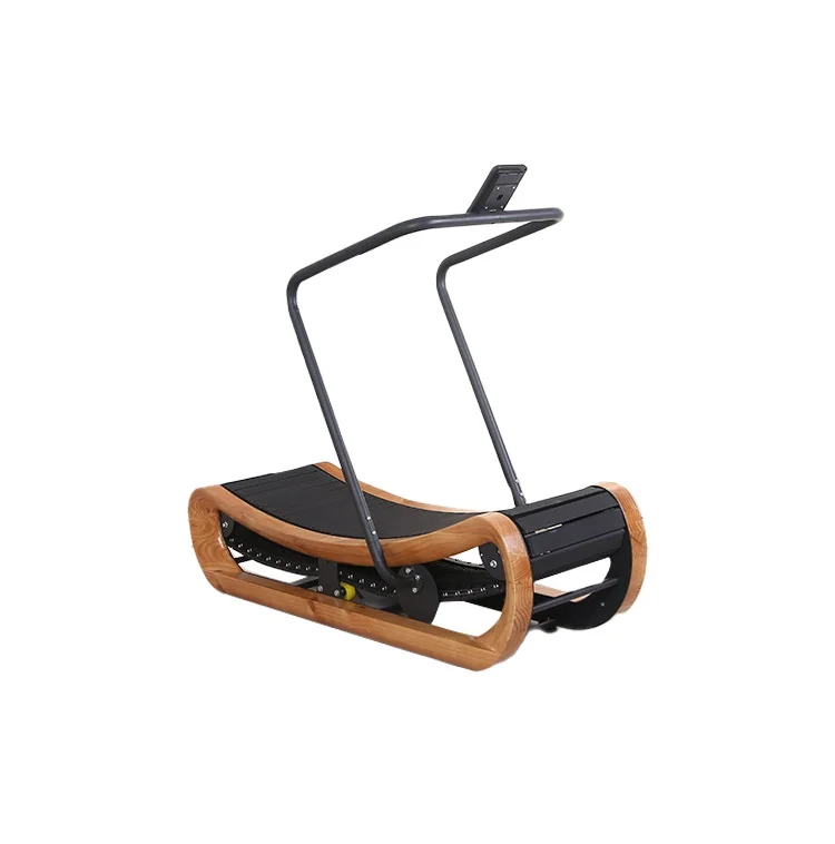 
Made In China Superior Quality Nature Wood Wooden Motorless Professional Treadmill 