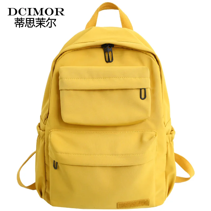 New Waterproof Nylon Backpack for Women Multi Pocket Travel Backpacks Female School Bag for Teenage Girls Book