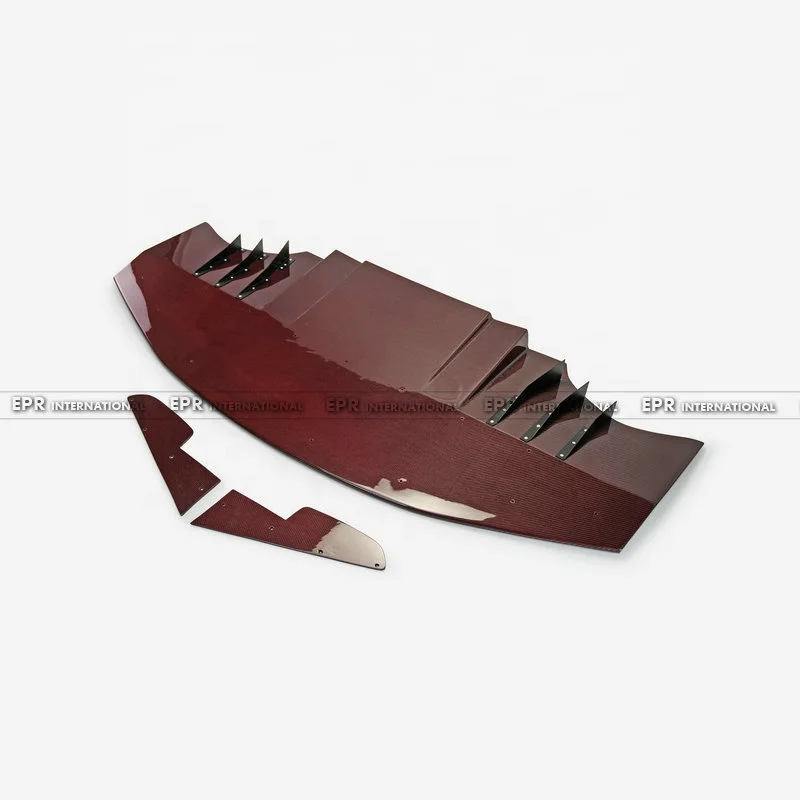 For Mitsubishi EVO 7 8 9 VTX Cyber  Canard 4 Pcs Large Type 2 (Fit EVO 7 8 9)