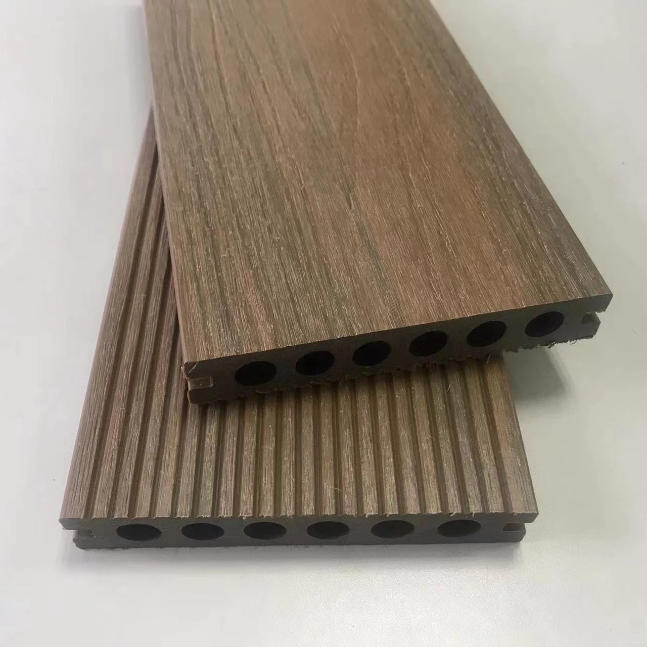 100% waterproof WPC co-extrusion decking anti-UV outdoor flooring