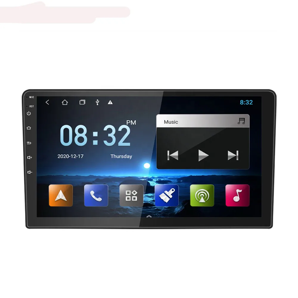 9/10 Inch Car Radio Android 11 GPS Multimedia Player WIFI FM  Capacitive Touch Screen Audio Stereo BT