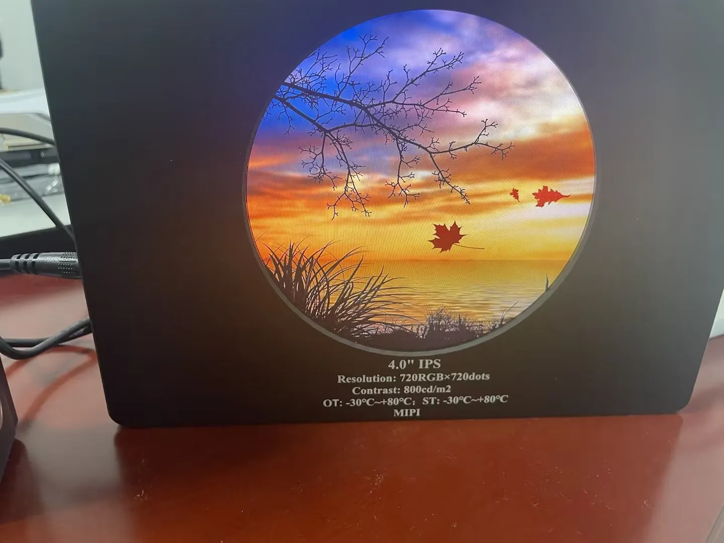 4 Inch Motorcycle Meter TFT-LCD Display Panel LCD Display Circular LCD Display