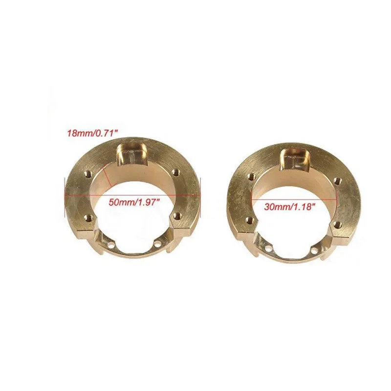 TRAXXAS TRX4 Bridge side brass counterweight block turn front and rear universal 82g car part