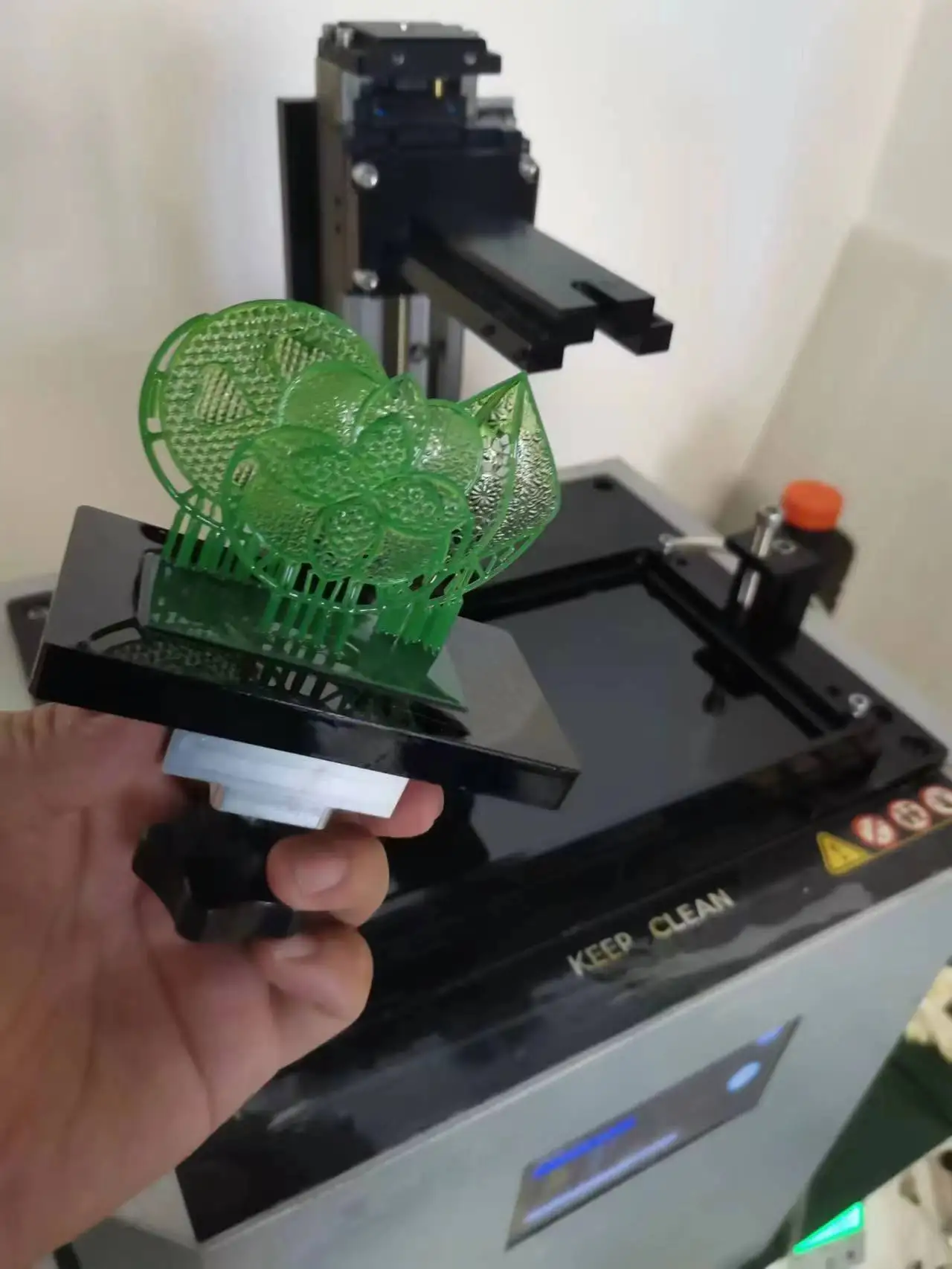 White Wax Oxygen 3d Printer Unique Style 35um Resolution For Jewelry 3d Printer Wax Machine
