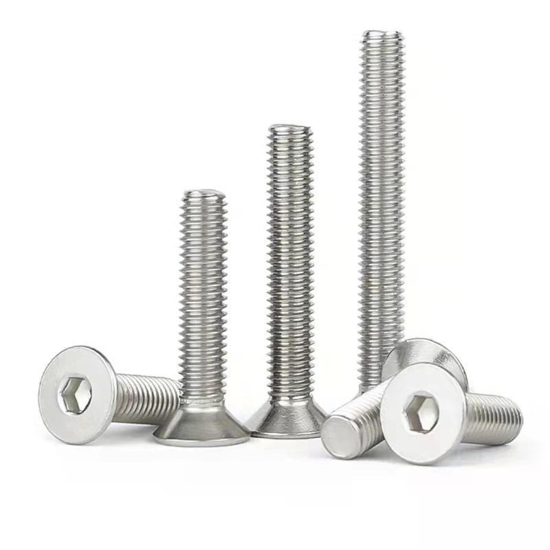 Fastener factory direct sales stainless steel Countersunk head hexagon socket bolt screw with good price