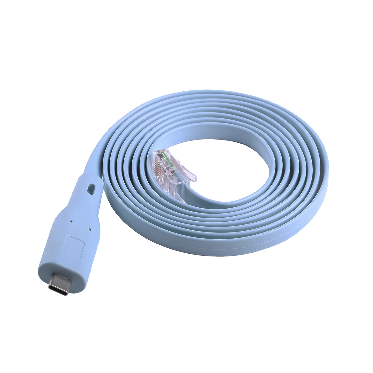 6ft/1.8m Compatible with  Routers Switches and Firewall ,Type-C to RJ45 RS232 Console Cable