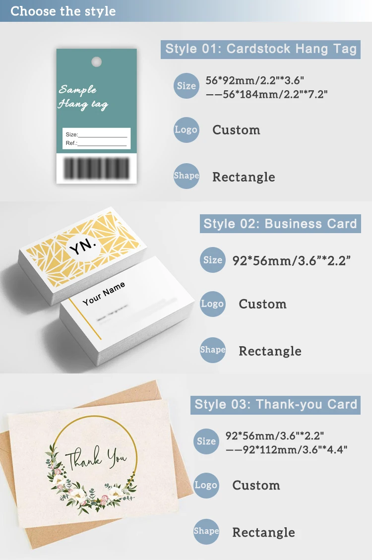 High quality 92*56mm 300-400g clothing tags screen print custom luggage tag custom clothing tags