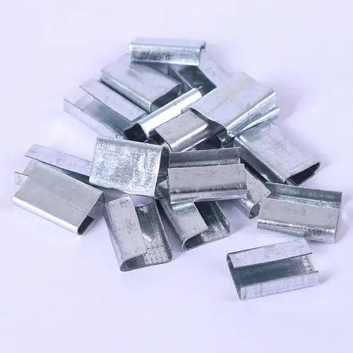 Serrated seal/strapping buckle/Fastener Strap Buckle Steel Strapping Clip 16 19 32mm Galvanized packing buckle for straps