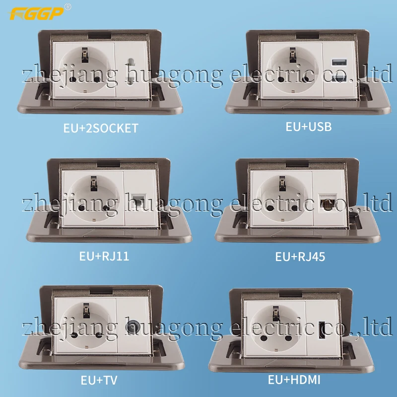 Всплывающие европейские usb коробки Европейский Крытый Розетка с