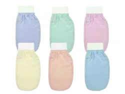 Custom private label 100% pure organic silk exfoliating turkish comfortable clean scrub raw silk exfoliating gloves silk glove
