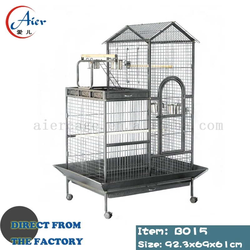 Cheap Pet Birds Cages Free Shipping Stackable Parrot Flight Extra Large Bird Cage for Decoration Wedding