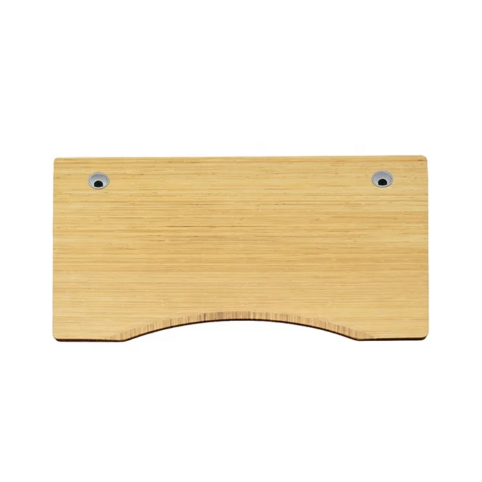 Eco-Friendly Carbonized Curved 100% Bamboo Desk Top for Height Adjustable Desk