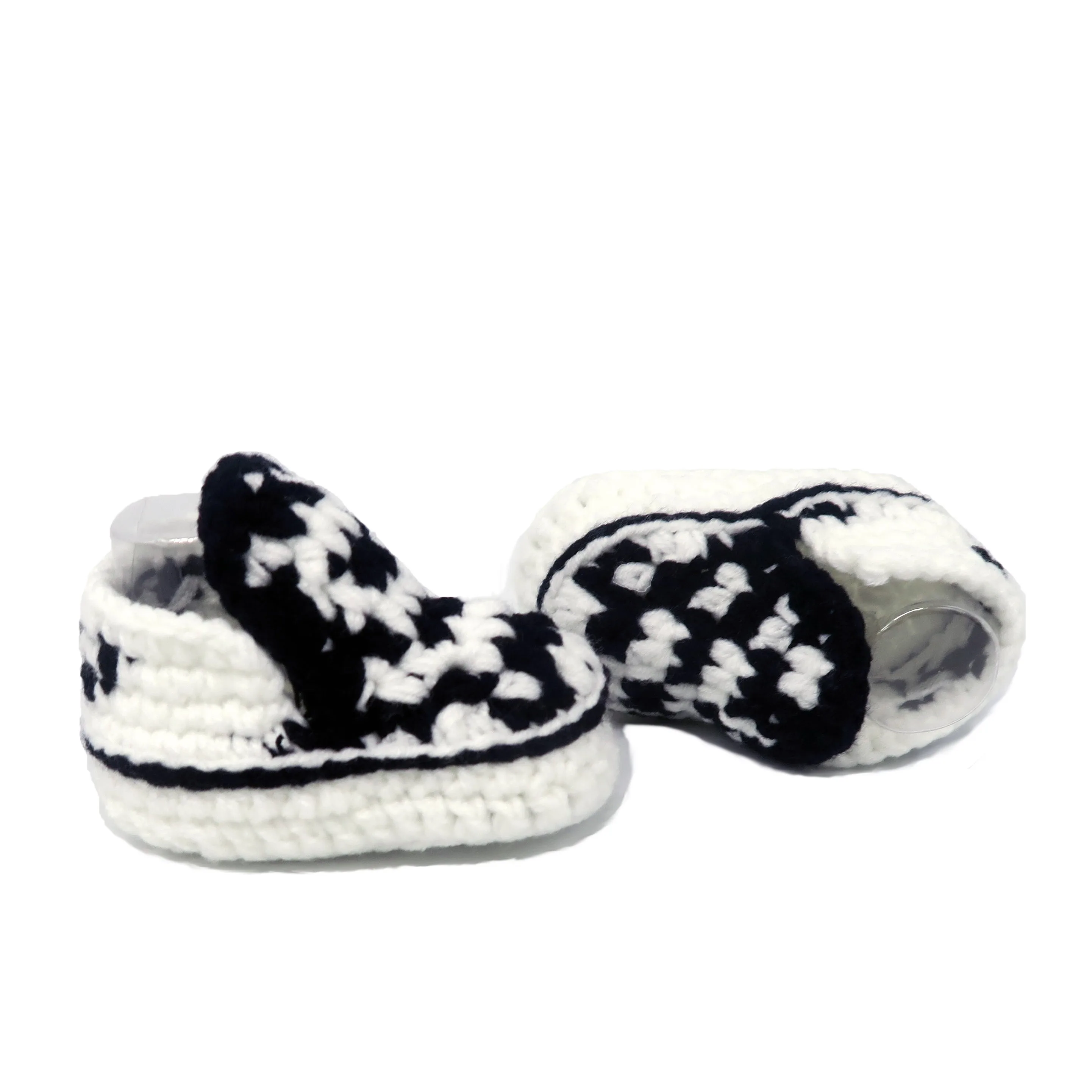 Wholesales Beautiful Crochet Baby Bowknot Shoes High Quality Handmade Booties