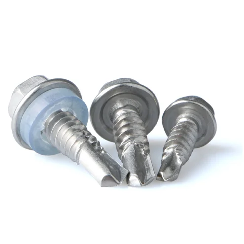 Chinese factory low price wholesale DIN7504K ST3.5-ST6.3 Stainless steel tapping Dovetail Hex flange drill tail nail