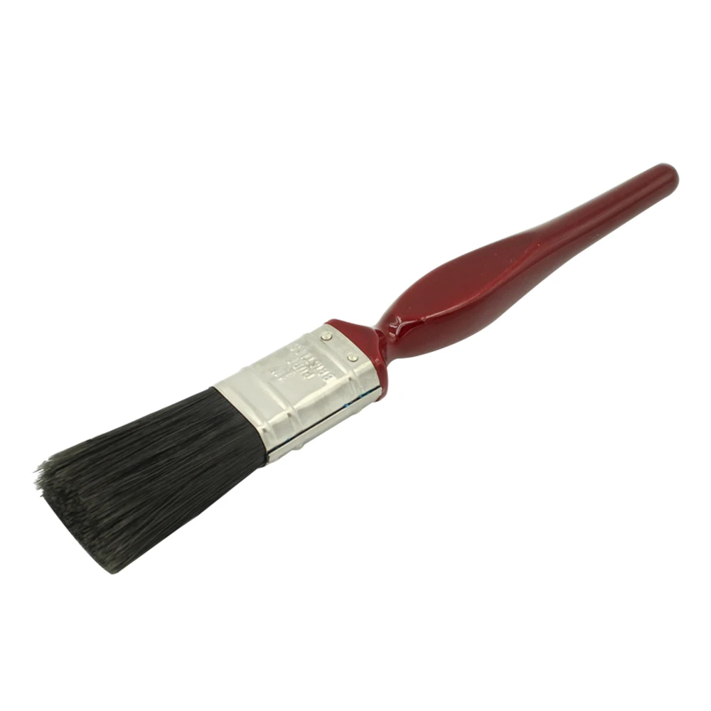 Custom Made 1 Inch Red Handle Bristle Paint Brush