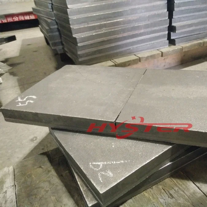 China factory 63HRC Laminated wear plate white iron material for high abrasion/impact Protection