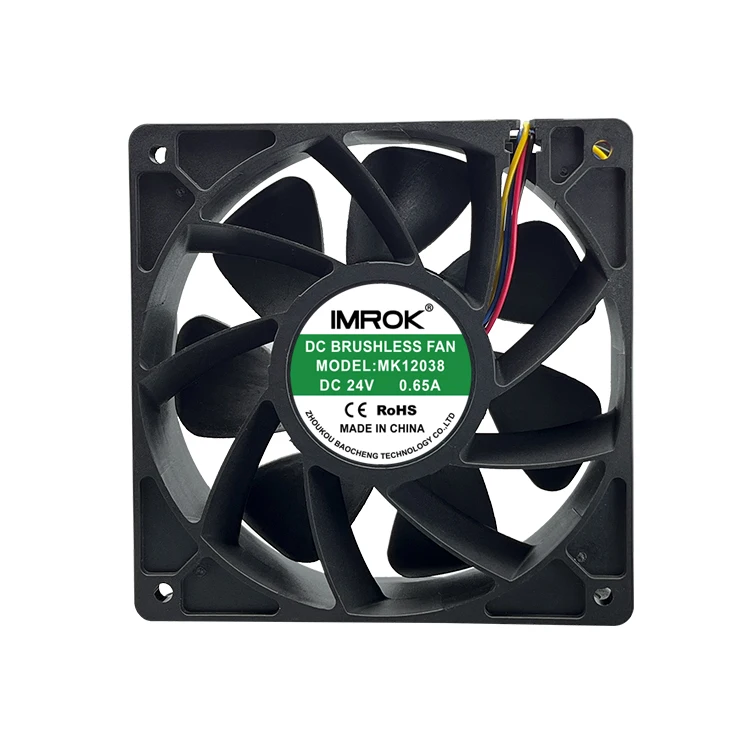 120mm Dual ball axial flow cooling fans 12038 Chassis Cabinet cooling DC PDC Quiet large air exhaust fan