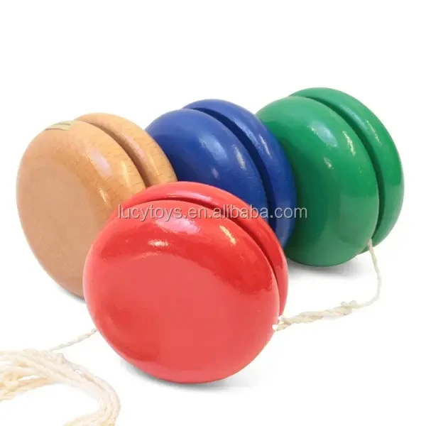 2023 Children Classic Customized Promotion Gift Wooden Cheap Yoyo Toys