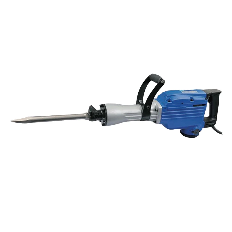 1240W 65mm Electric Pickaxe Demolition Hammer to Drill Break Ceramic Tile Stone Marble Rocks Concrete Wall 360 Rotating Handle