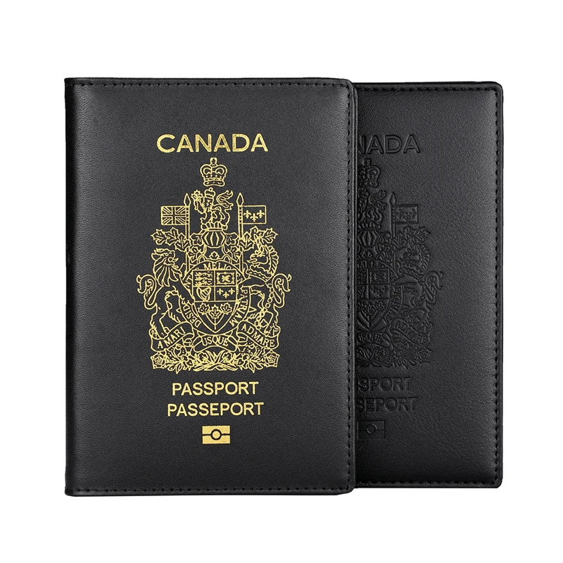 2024 Designer Passport Holder Faux Leather Passport Cover with RFID Blocker Travel Documents Travel Organiser Case