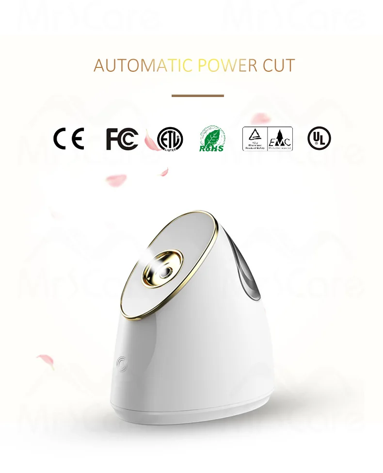 Best selling design private label facial steamer beauty care nano spray machine mini facial device portable with mirror