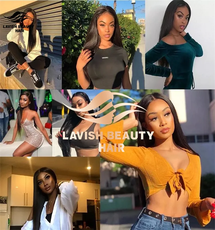 Lavishbeauty Pre Plucked Transparent Virgin Brazilian Human Hair Lace Front Wig With Baby Hair Short Blond 613 Front Lace Wigs