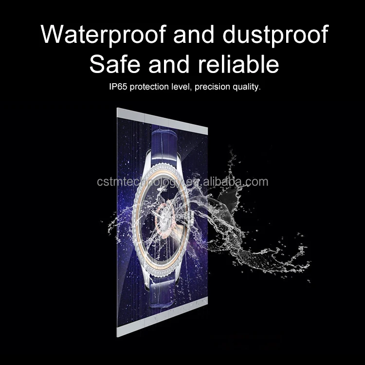 p10*20 Transparent LED Display Building Glass Smart LED Tempered Glass