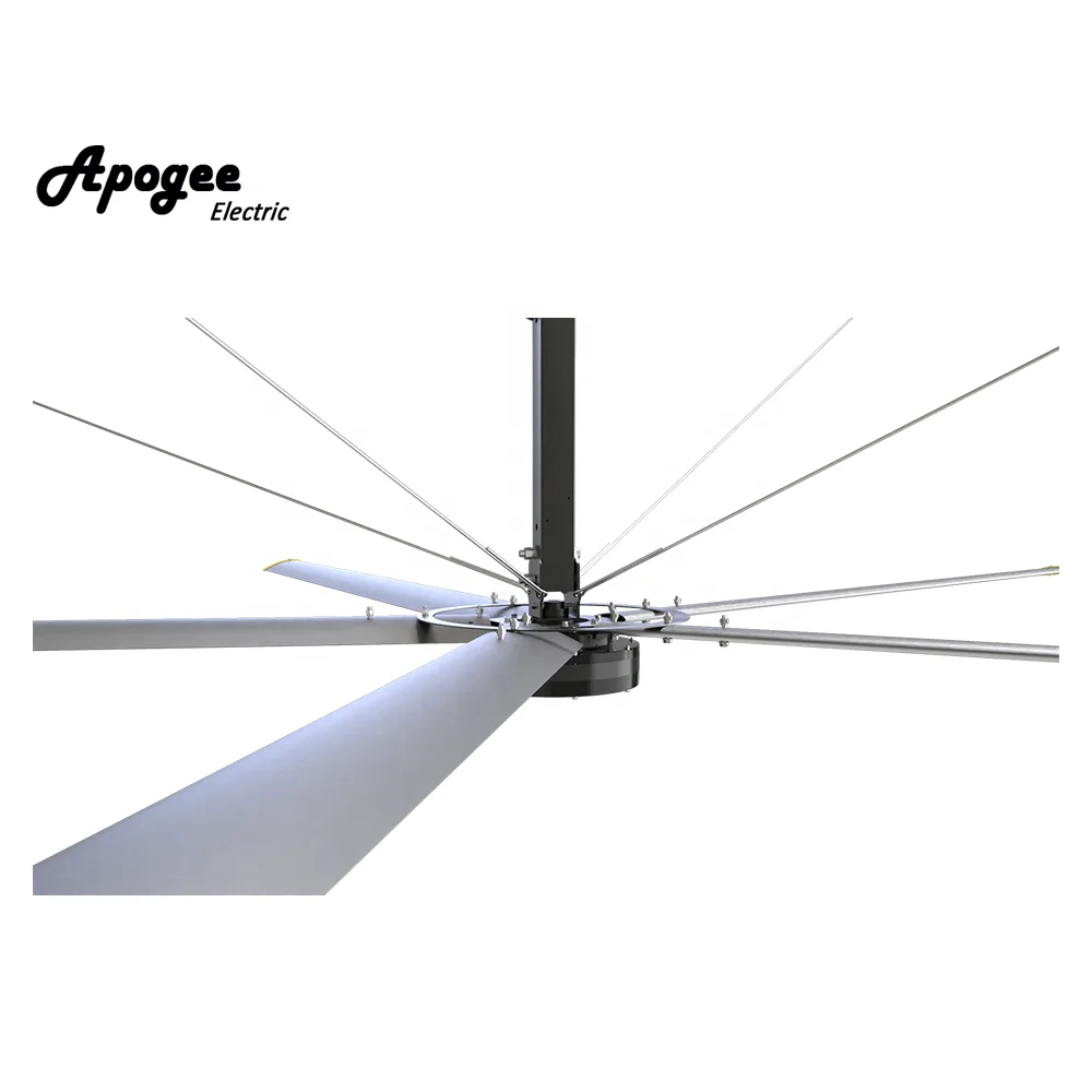 Apogee 12ft warehouse use hvls ceiling fans