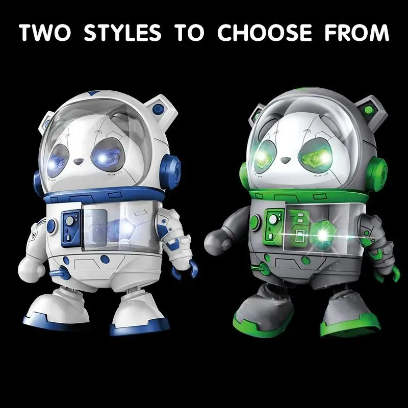 Hot Selling Electric Technological Dancing Panda Styling Plastic Kids Children Swing Body Music Light Dancing Animal Toys