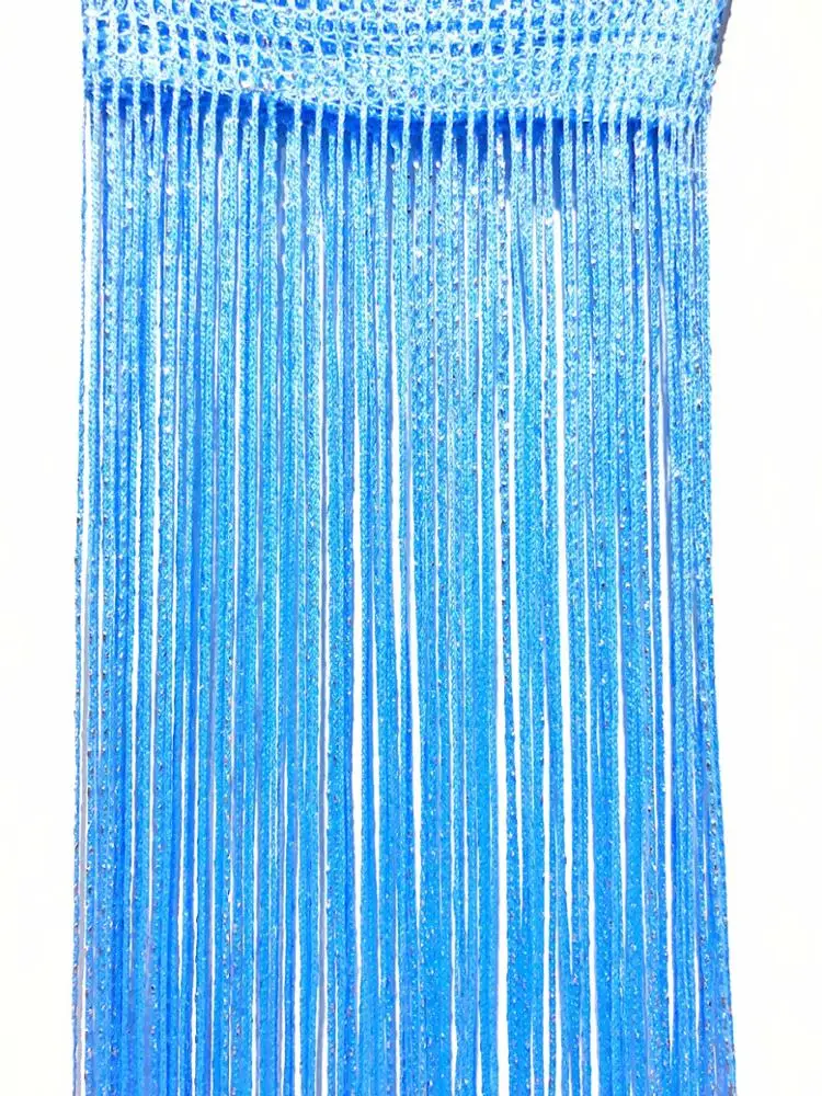 Bravo Polyester Thick Wedding Decorative Window Door String Curtain Supplier