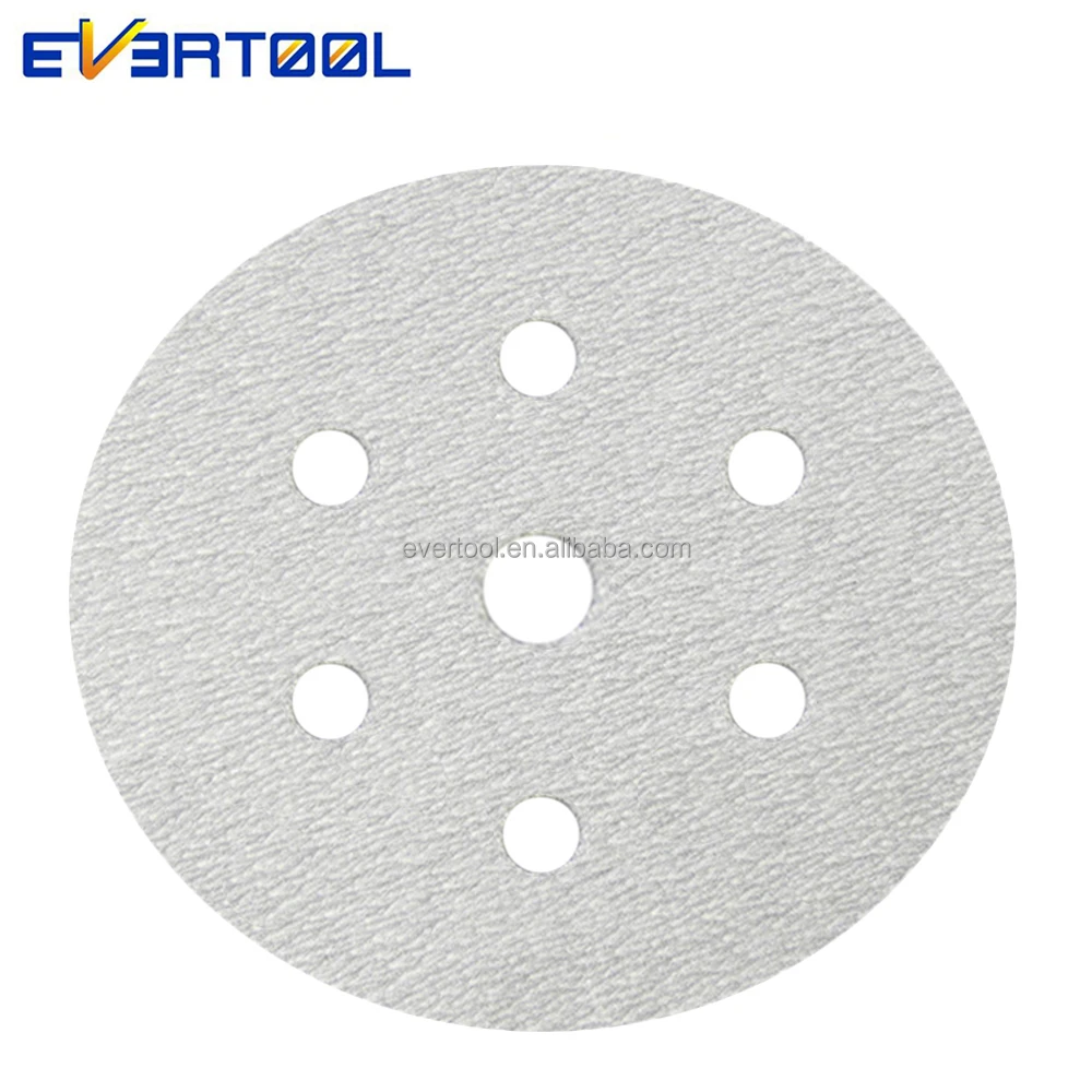 EVERTOOL Sanding Disc Orbit Hook&Loop Woodworking Sander Sand Paper Discs Grit Sand