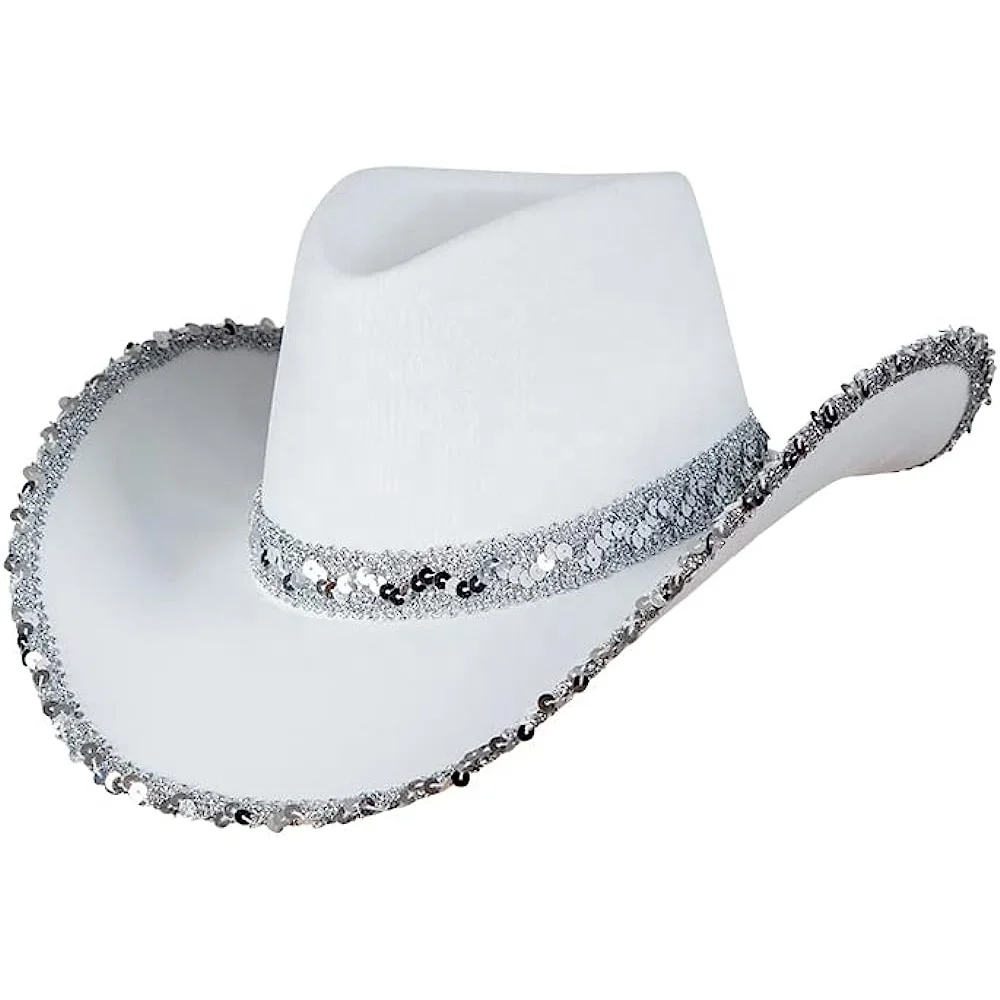 Wholesale custom Play Costume Country Themed Party Cowboy Dress up Novelty western unisex pink jazz cowboy felt hat