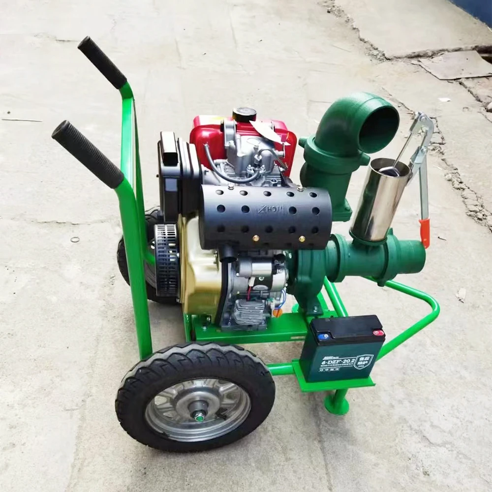 4 Inch 6 Inch 8 Inch Drainage Pump Single Cylinder Water Cooled Diesel Pump