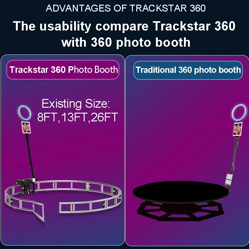 Обручальное кольцо свет 3d селфи пуля время видео Стенд 360 Вращение камера ipad фотостенд trackstar 360 фото стенд автоматическая