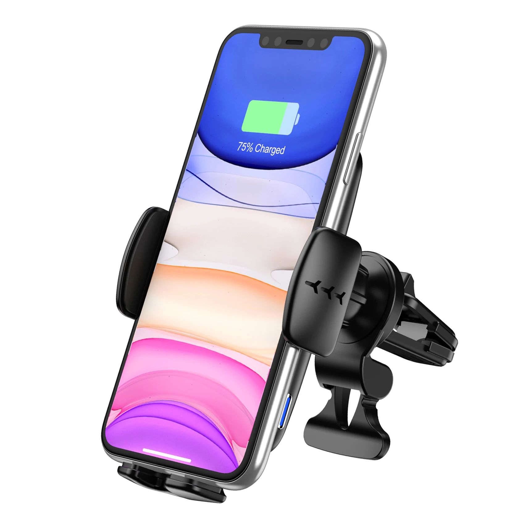 
Top products sold ABS+Acrylic Panel smart sensor car phone holder wireless car charger 15W for mobile phone 