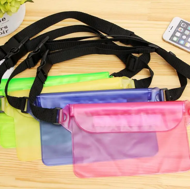 Водонепроницаемый чехол пляжные аксессуары ПВХ поясная Талия мобильный сотовый телефон сумка