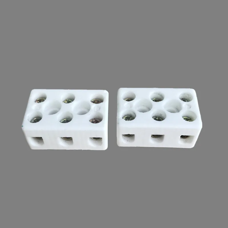 Customized Production Insulating 1 2 3 4 Way Alumina Ceramic Electric Terminal Connector