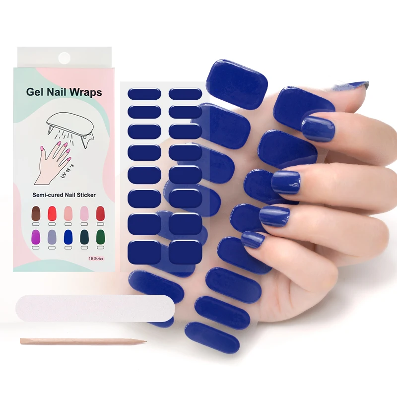  Полупрочный гель Beautysticker наклейка для ногтей УФ-лампа гель-наклейка OEM в