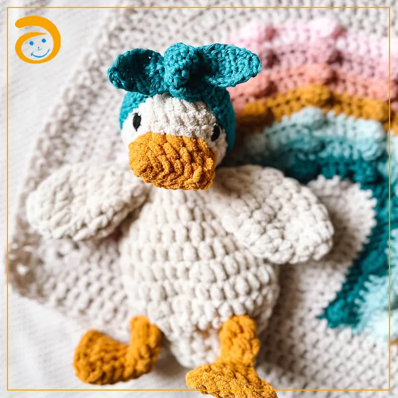 Della Duck Lovey вязание крючком утка узор игрушка Amigurumi