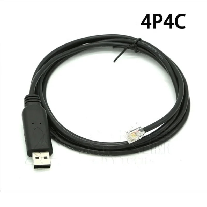 DYTECH Telescope Control Cable FTDI chip USB to RJ10 4P4C RJ11 6P4C Serial Console Cable