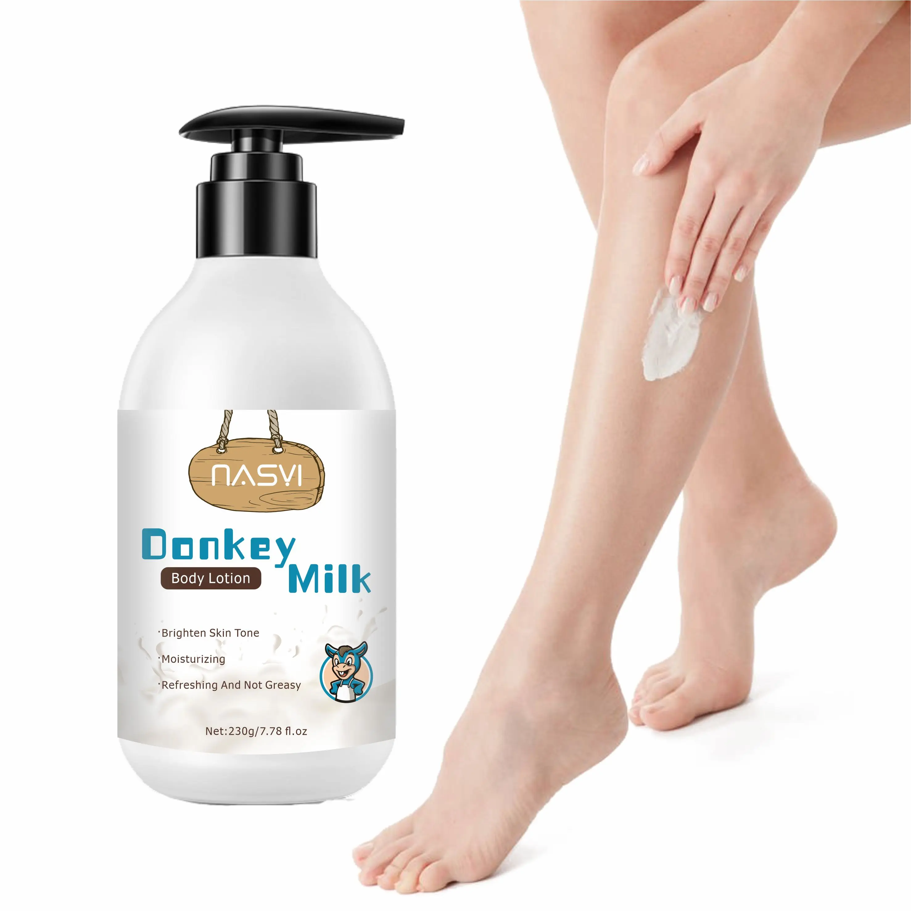 Wholesale Factory Price Amino Acid Donkey Milk Moisturizing Firming Brightening Body Milk