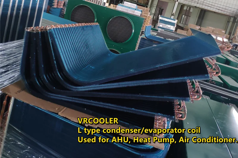 L Shaped Copper Evaporator Coil for Air-conditioning Spare Parts Vyparnik Tepelneho Cerpadla