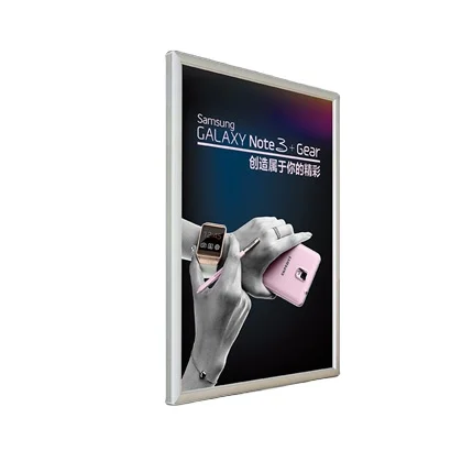 
High Quality Super Slim Snap CE ROHS aluminum frame advertising light box 