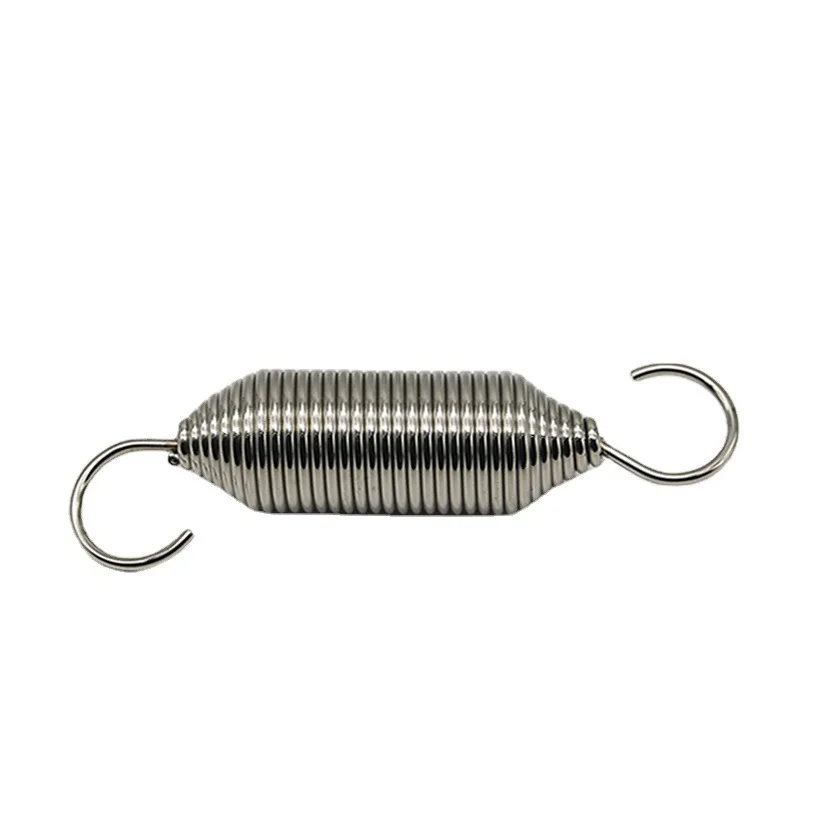 Universal hook pull spring nickel plated stretch 360 rotating non-standard part spring